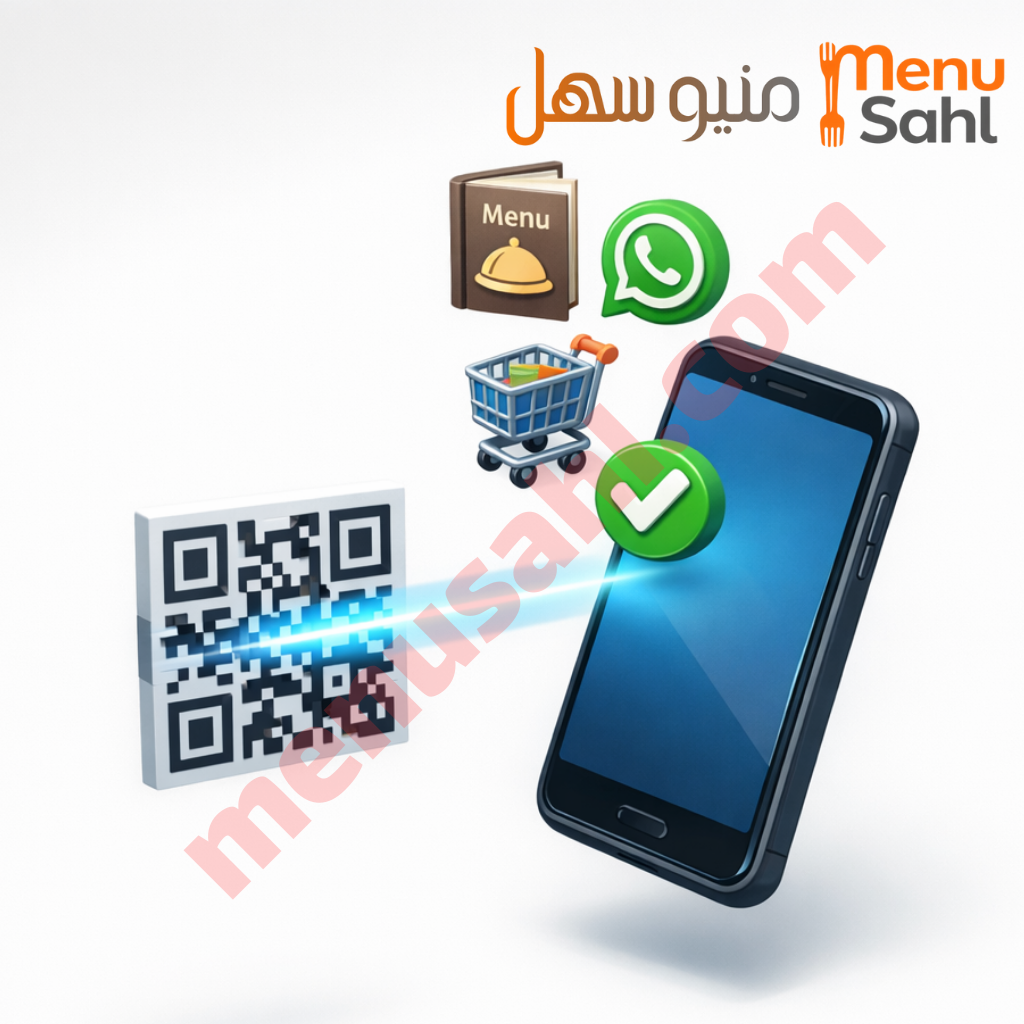 تصميم منيو باركود