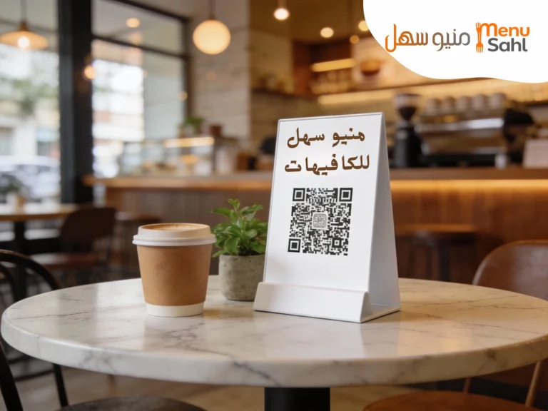 تصميم منيو كافية قابل للتعديل