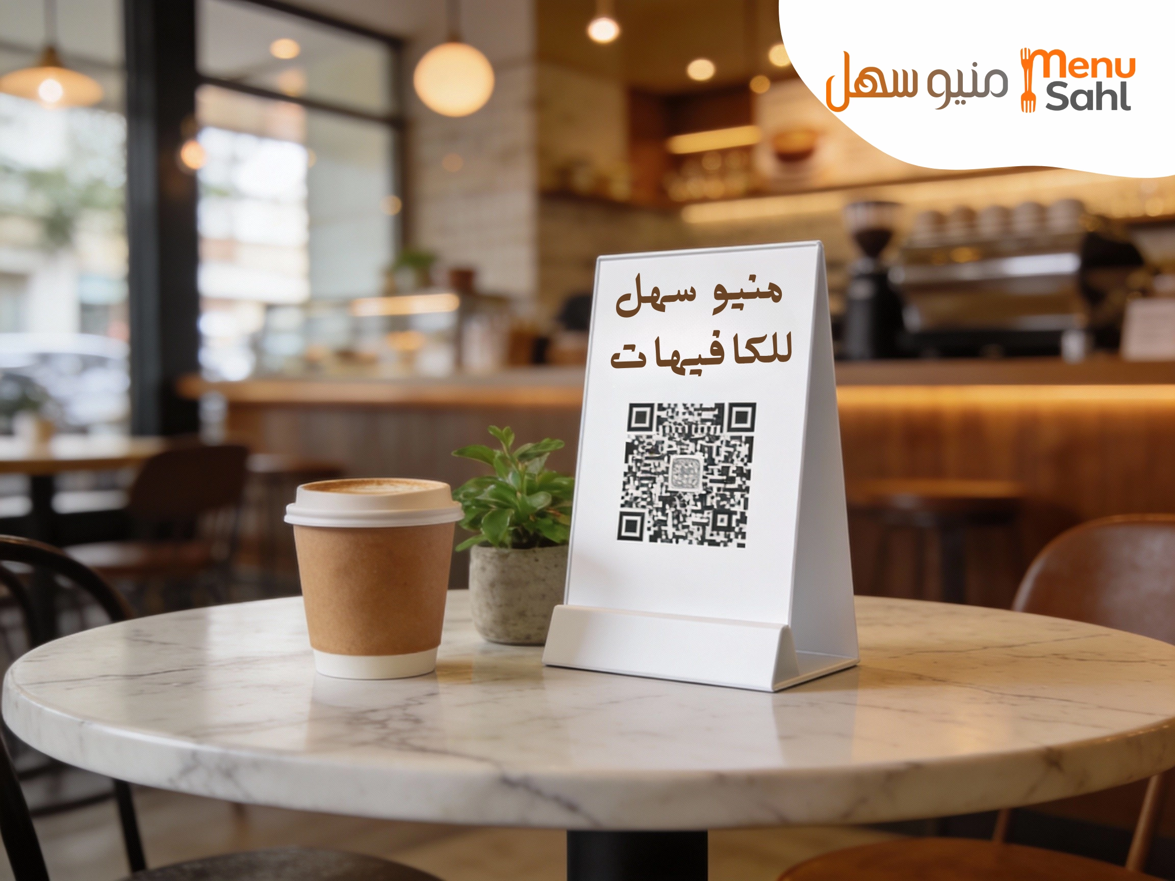 تصميم منيو كافية قابل للتعديل