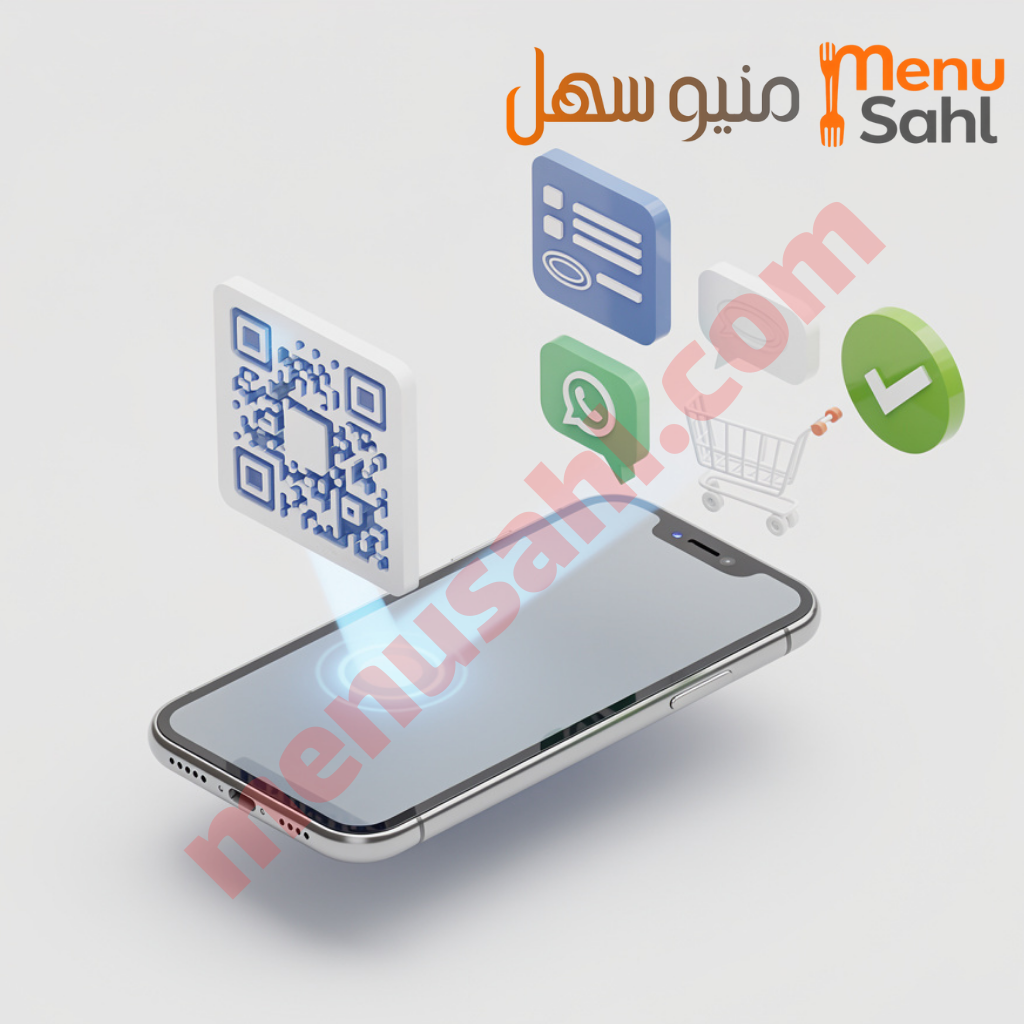 منيو الكتروني باركود