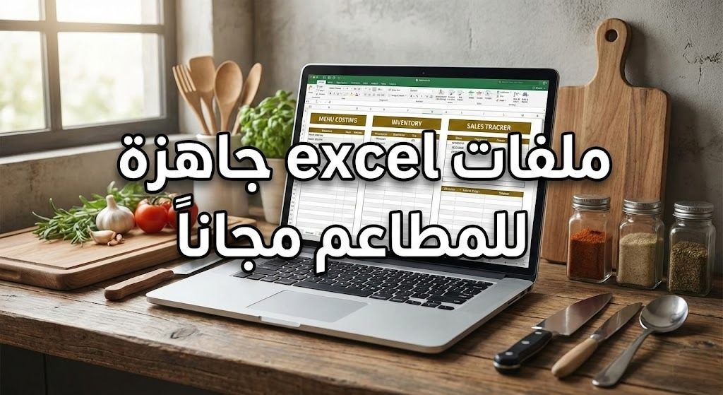 ملفات excel جاهزة للمطاعم مجانا وإدارة المنيو الرقمي